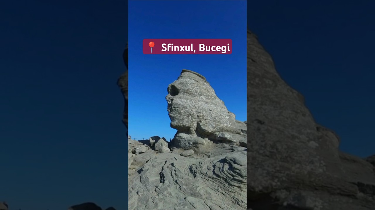 🔷 The Sfinx, Romania 🗿🇷🇴 #travel #romania #bucegi #visit #monument #natural