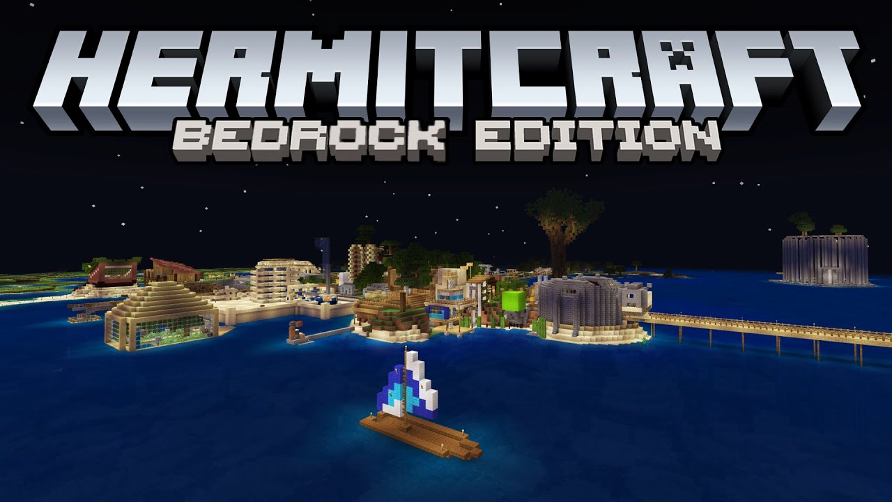 Hermitcraft Bedrock Edition! (Bedrock World Downloads)