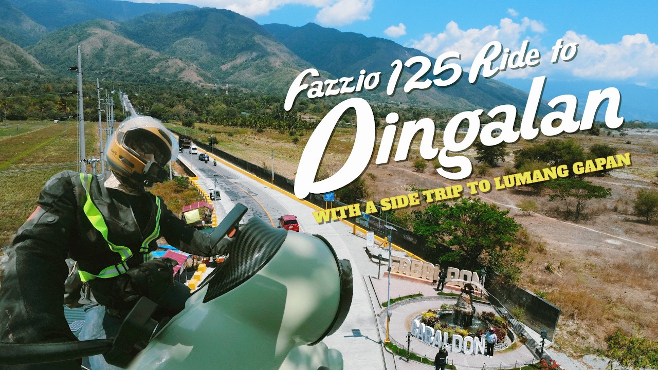 Pasig to Dingalan on a Fazzio 125! | Exploring Old Gapan & Gabaldon [4K]