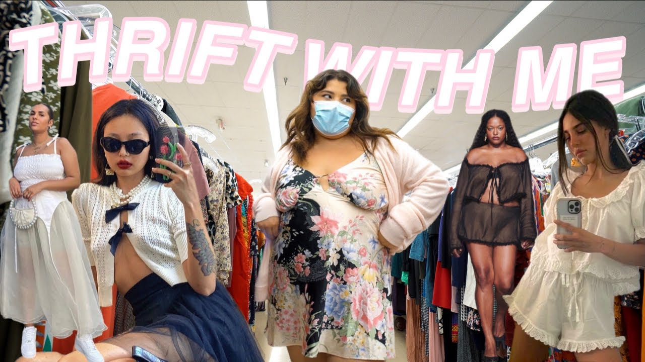 thrifting my pinterest for FALL 2022! + plus size try on haul