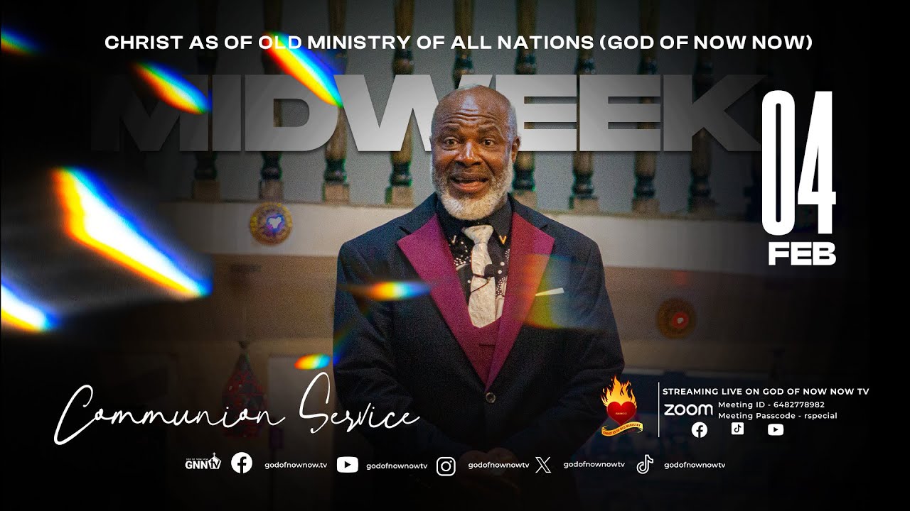 MID-WEEK BLOOD COMMUNION SERVICE with Prophet Ritabbi - 4th February, 2026