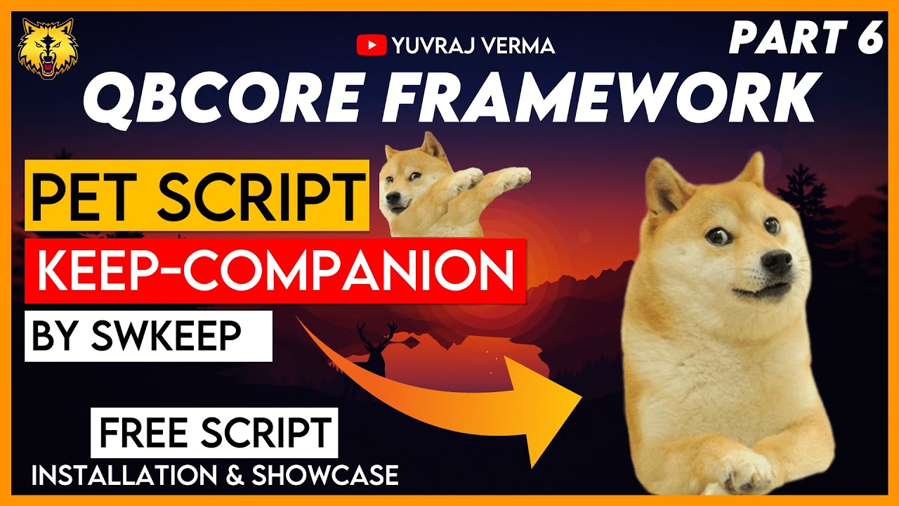 QBCore Framework - Pet Script | Pet Shop Script | QBCore Pet Script by Swkeep