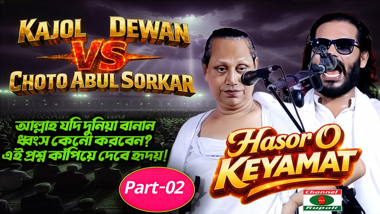 হাসর ও কেয়ামন পালা | আল্লাহ যে দুনিয়া বানাইলো | আবার ধ্বংস কেনো করবে? | ছোট আবুল সরকার ও কাজল দেওয়ান