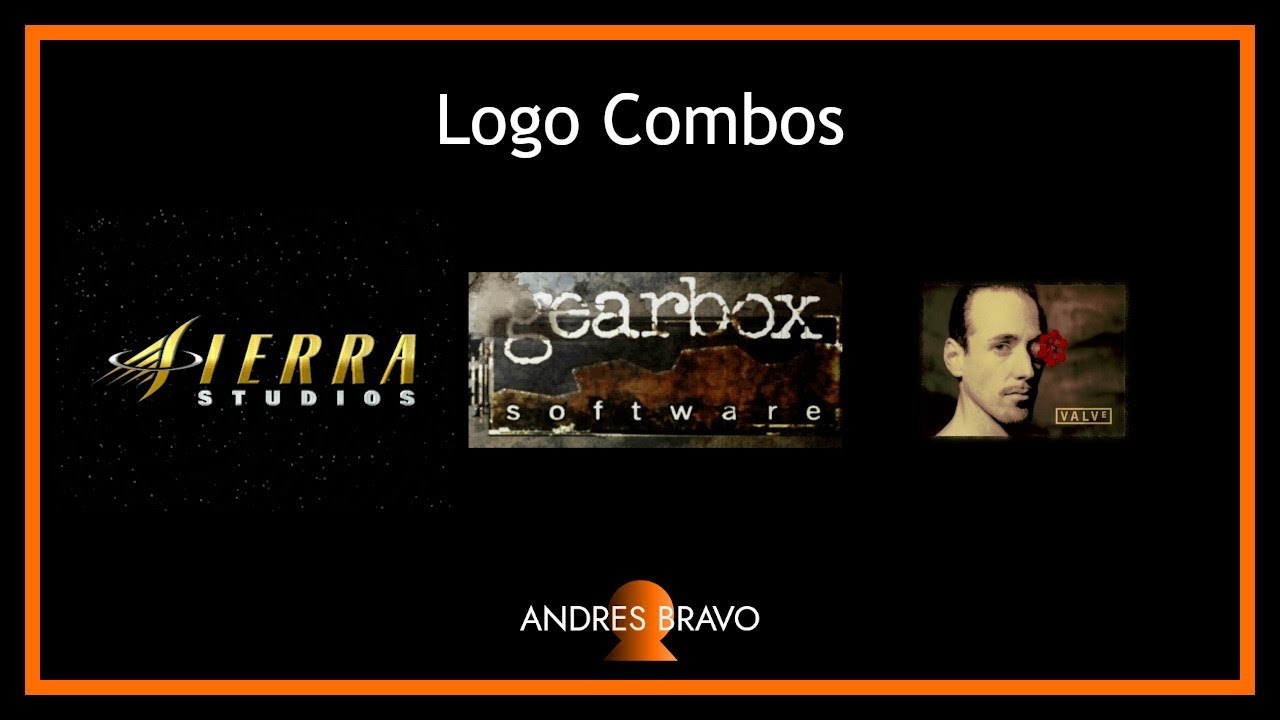 [Logo Combos - 4K] Sierra Studios, Gearbox Software and Valve Logos