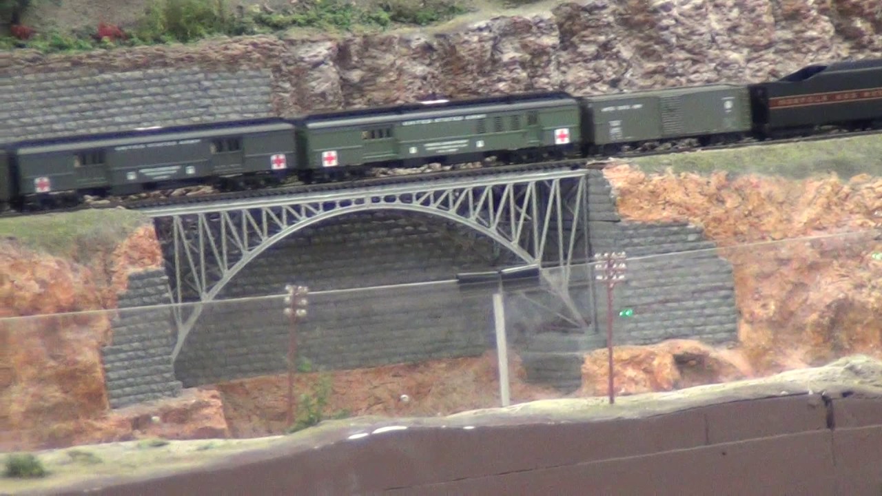 HO Scale Norfolk & Western Military Train
