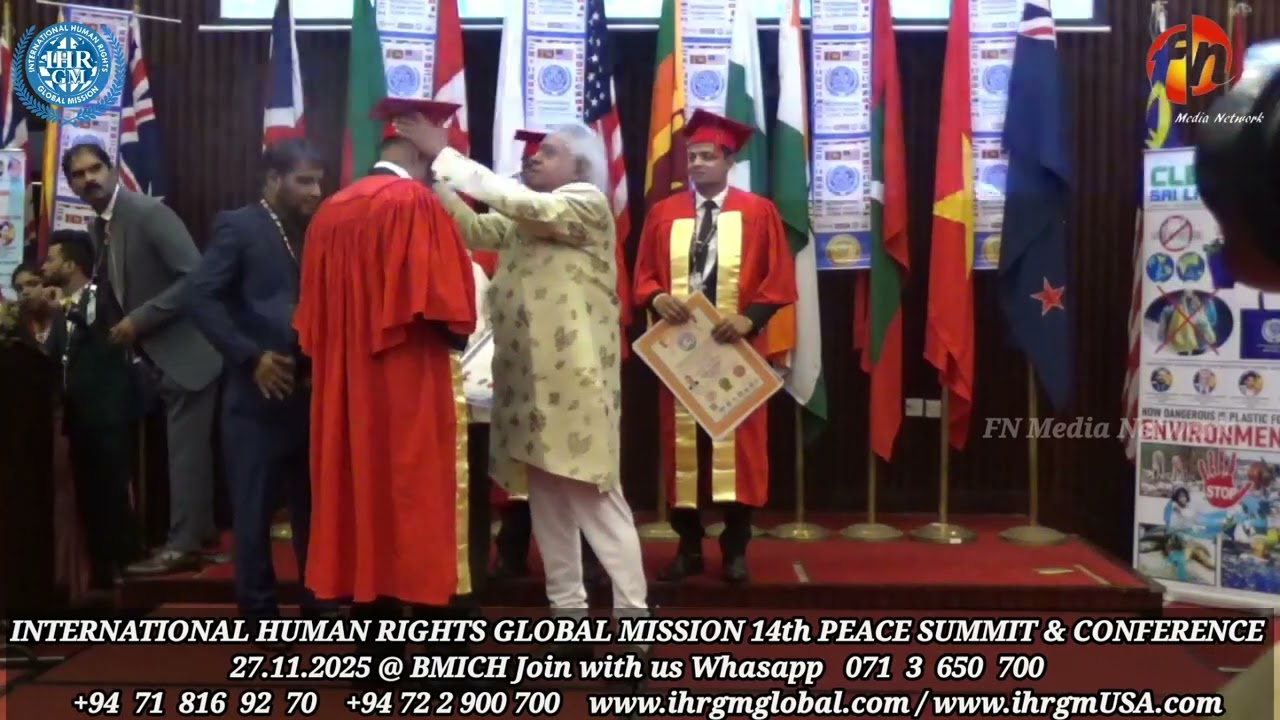 INTERNATIONAL HUMAN RIGHTS GLOBAL MISSION 14th PEACE SUMMIT & CONFERENCE 27.11.2025 