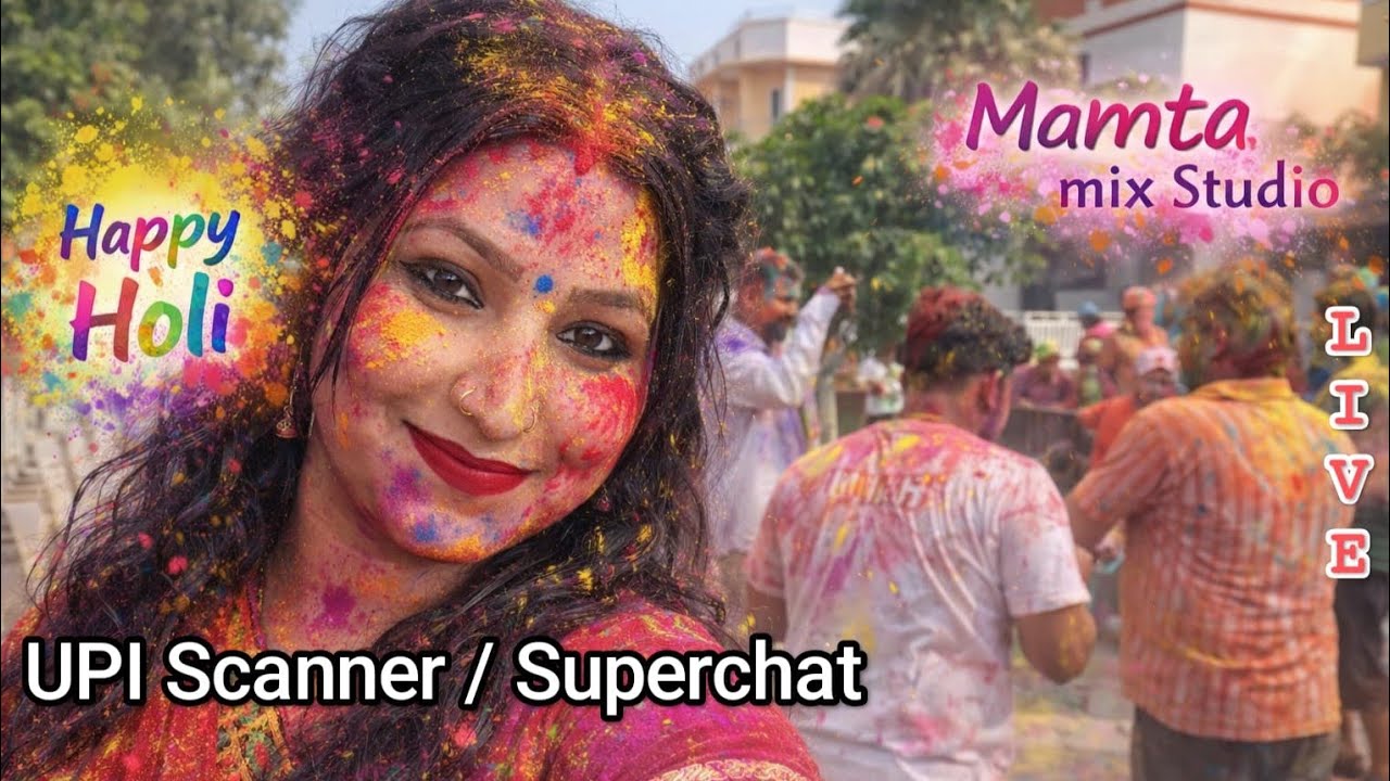 Mamta Mix Studio  is live good morning ji हमारे तरफ से आप सभी को हैप्पी होली 🖍️🫟🥃