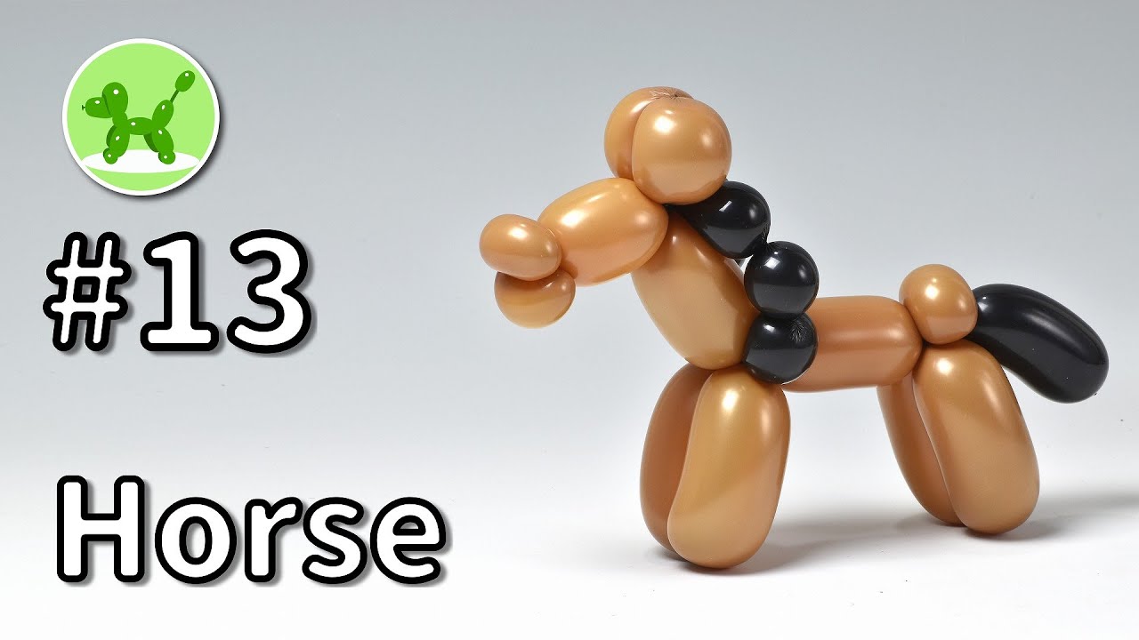 Horse - Balloon Animals for Beginners #13 / バルーンアートの基本 #13 (馬)