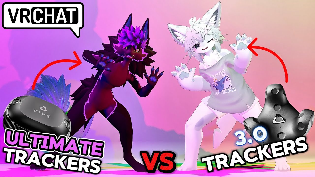 VIVE ULTIMATES VS 3.0 TRACKERS!┃VRChat FBT Comparison