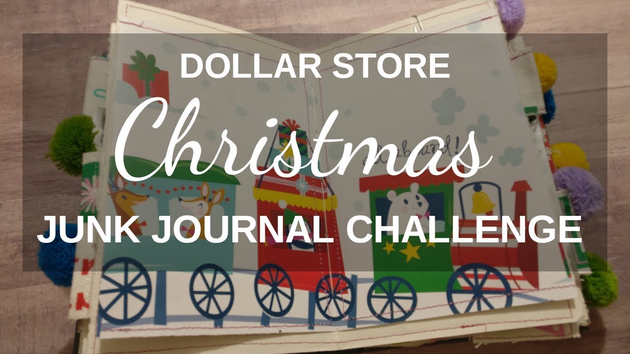 Dollar Store Christmas Junk Journal Challenge #DSCJJC - 2nd Journal - Sold