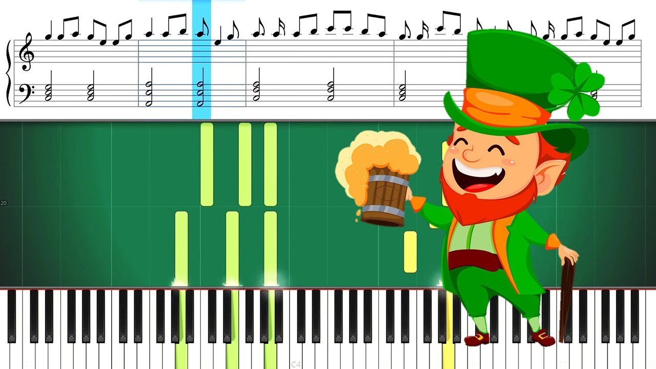 Traditional Irish song - Whiskey in the Jar (piano tutorial)