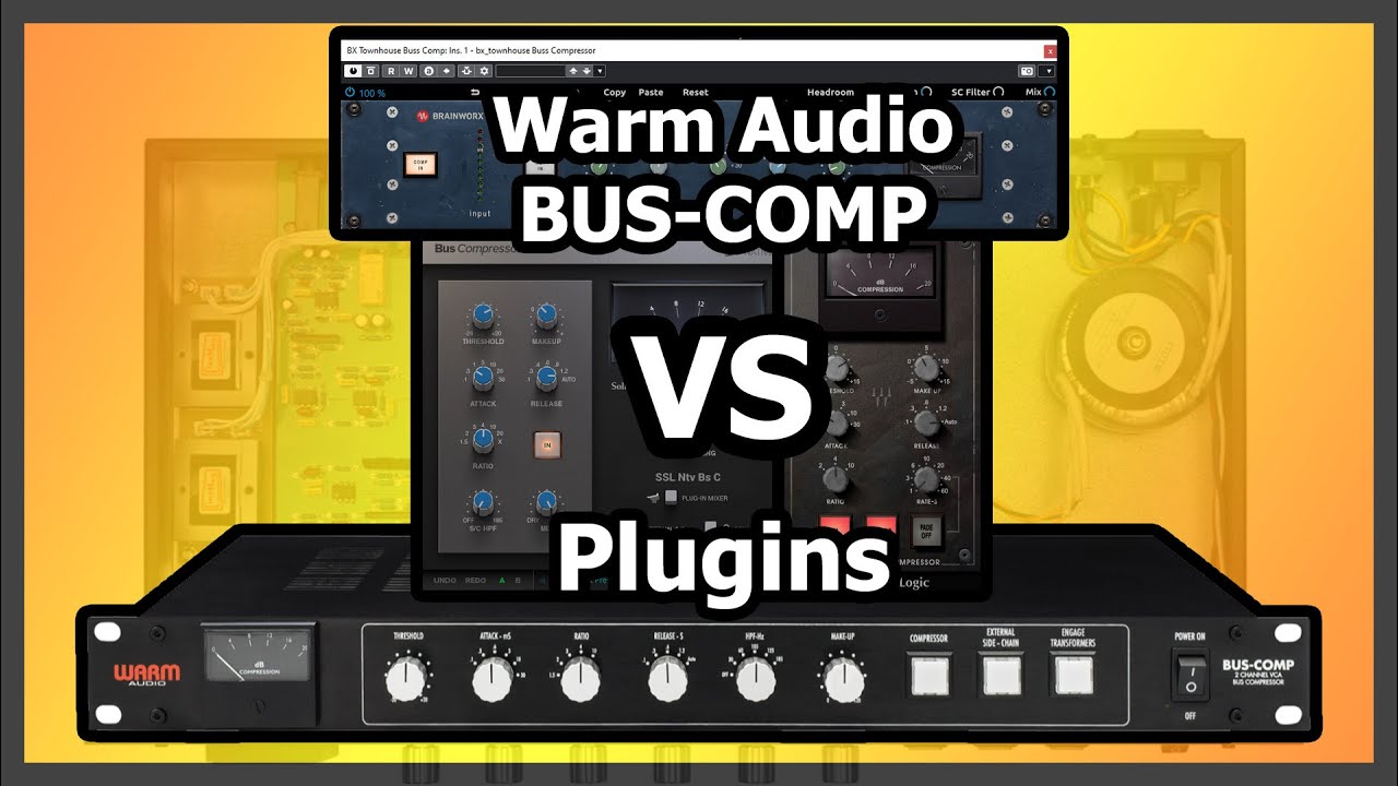 Warm Audio Bus Comp против плагинов