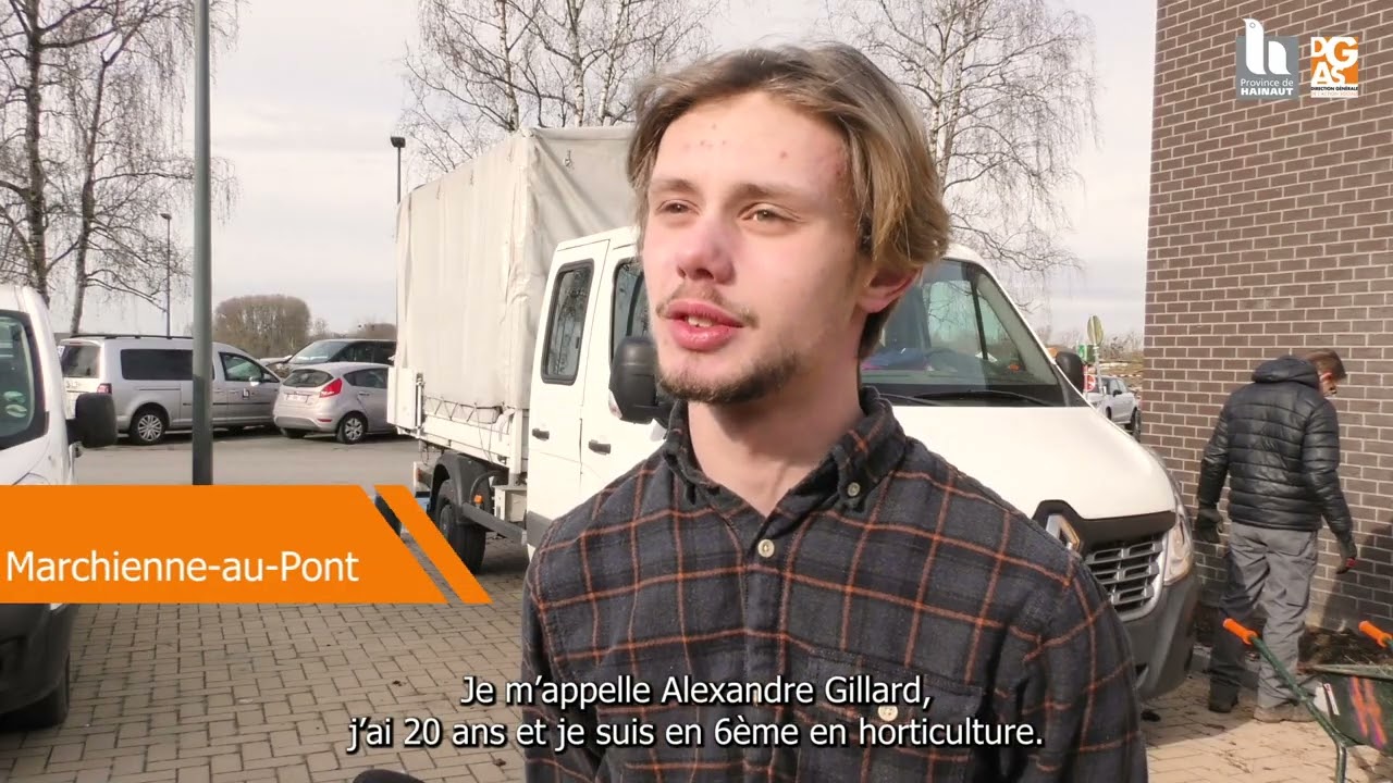 Présentation de la section Horticulture de l'IMP de Marchienne-au-Pont