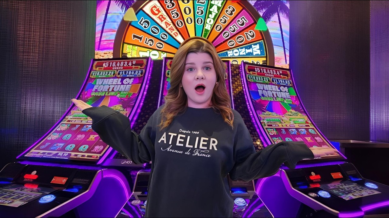 Ruby Plays the Wheel of Fortune Big Money Slot Machine!!