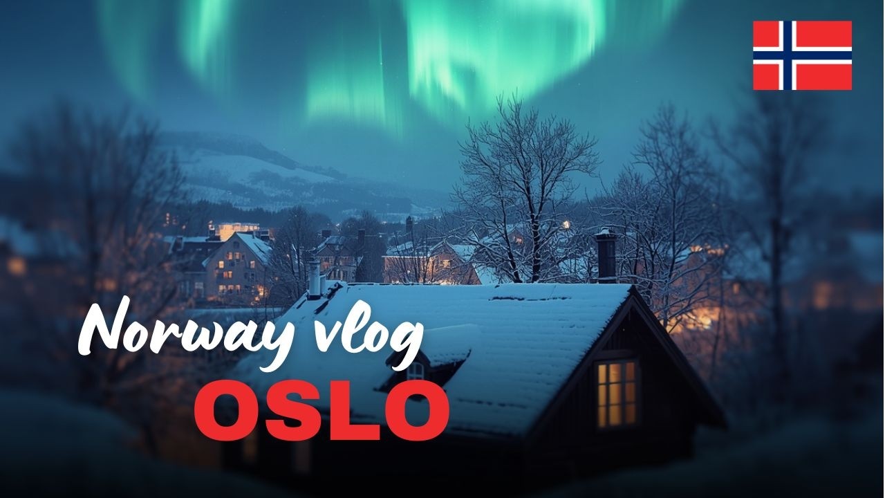Oslo, Norway 🇳🇴 - Arctic Cold - 4K HDR Walking Tour