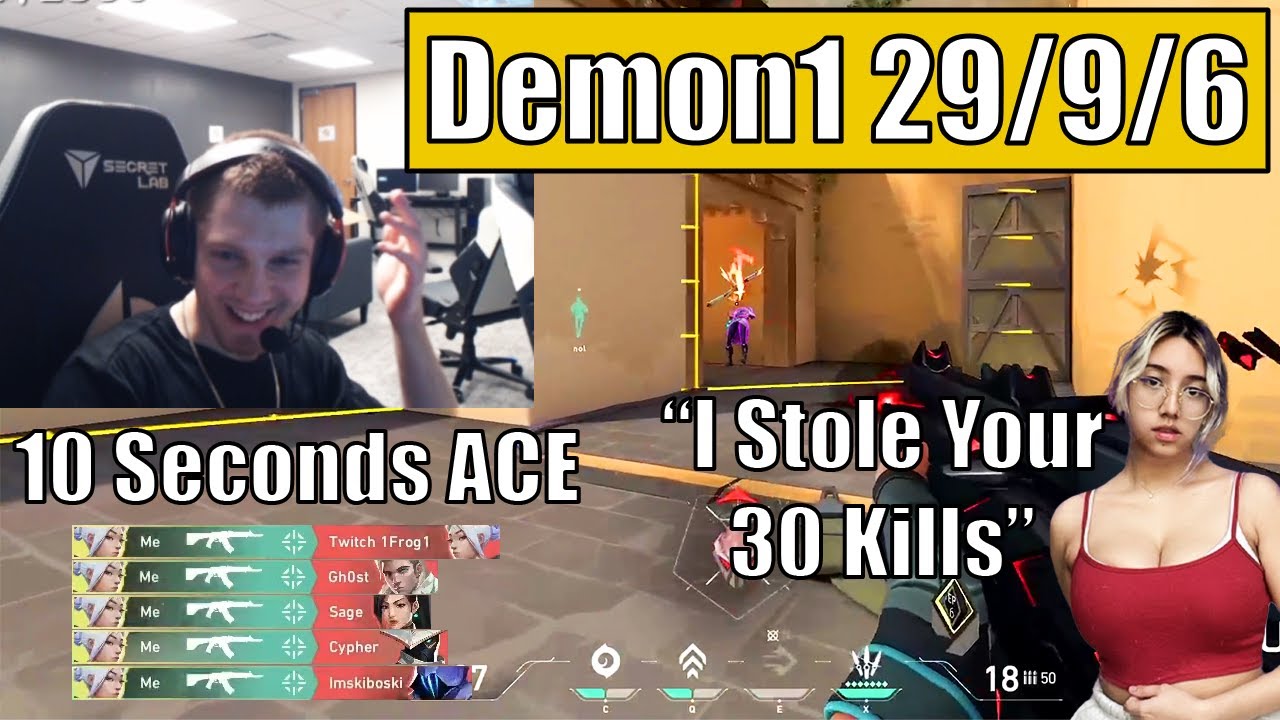 EG Demon1 Dropped An ACE In 10 Seconds ft. Katarina | In Haven | On Jett | VALORANT
