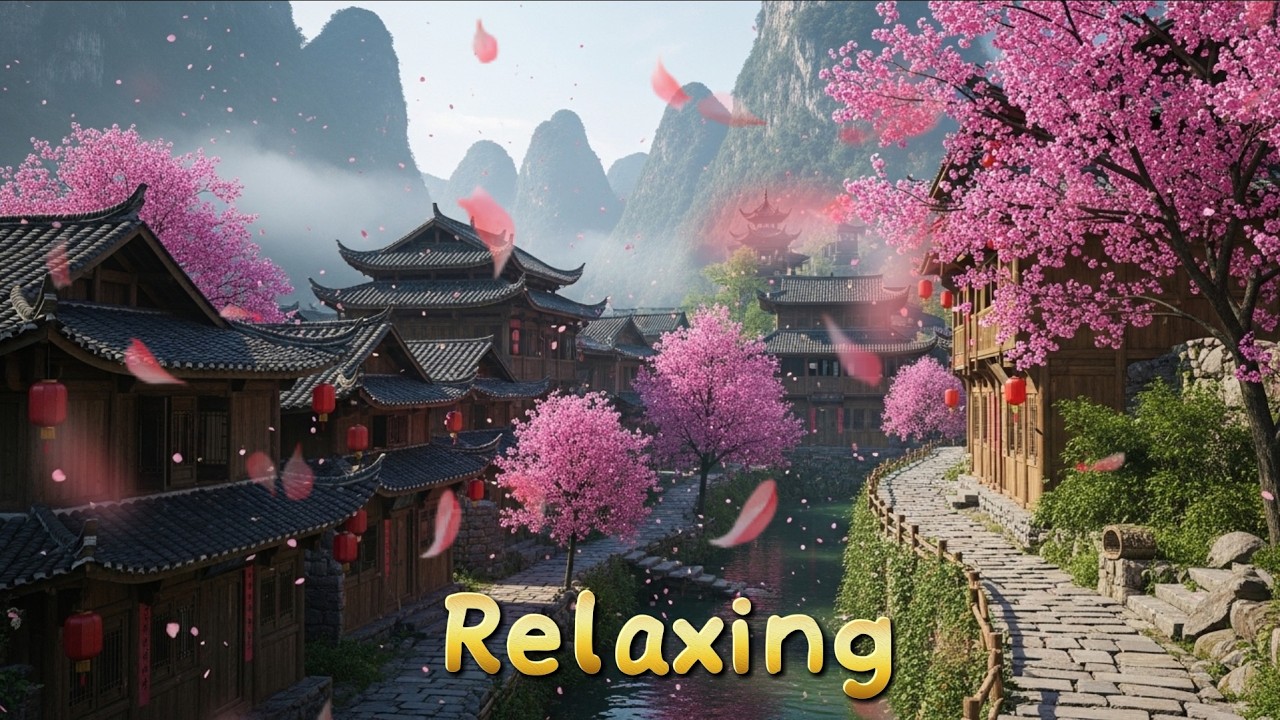 Relaxing music, Chinese Zen Music, Bamboo flute, Erhu & Guzheng