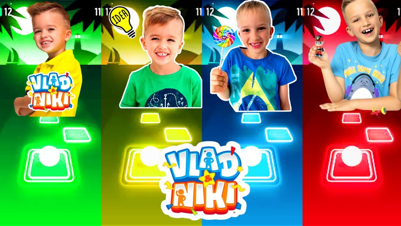 Vald & Niki 🎶 Tiles Hop EDM Rush