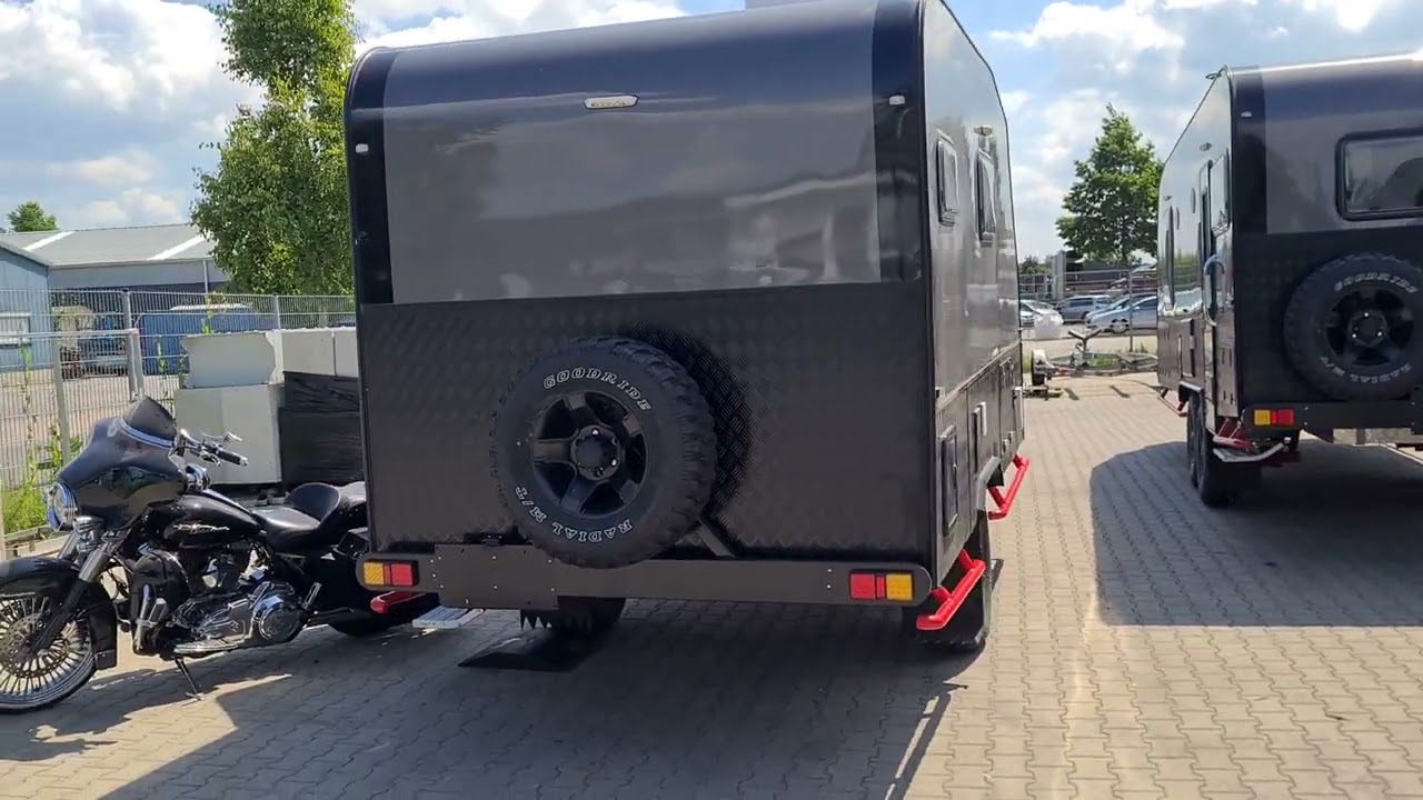 Black series HQ12 off-road travel trailer / caravan - 45974   kavel 6