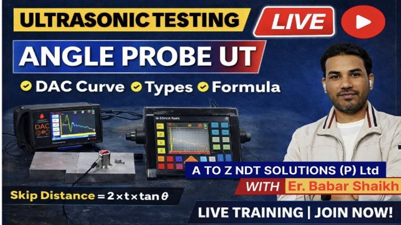 How To Draw DAC Curve (UT) | Angle Probe | Types of Probe | Final UT Class | Er. Babar Shaikh