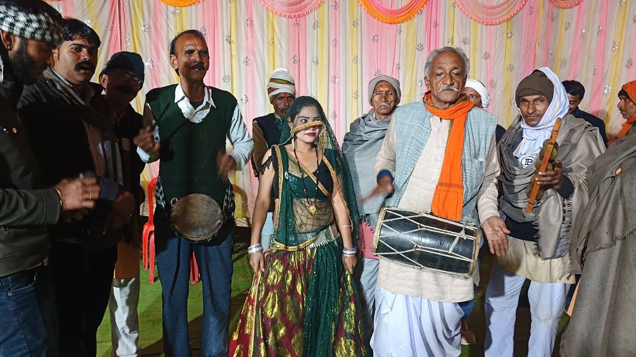 देसी राई नृत्य कार्यक्रम ग्राम ताला जिला पन्ना मध्यप्रदेश 