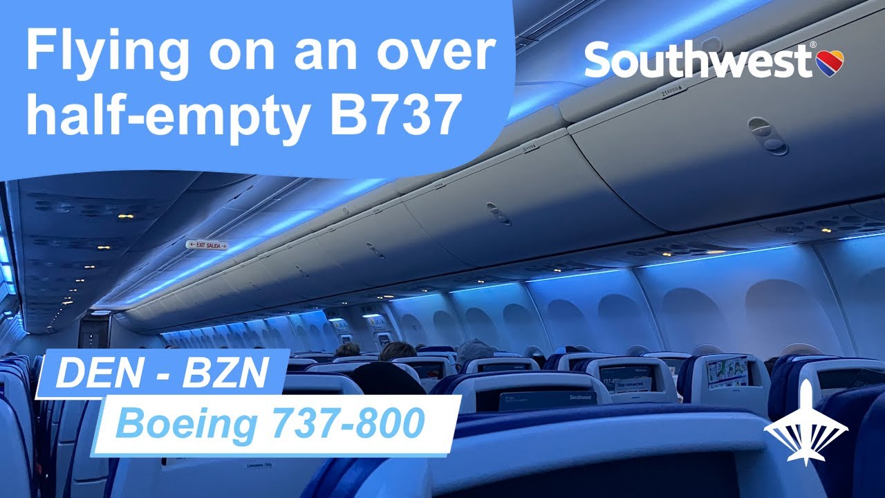 ОТЧЕТ О ПОЕЗДКЕ | Southwest Airlines WN1883 | Денвер — Бозмен | Boeing 737-800 | N8566Z | Эконом