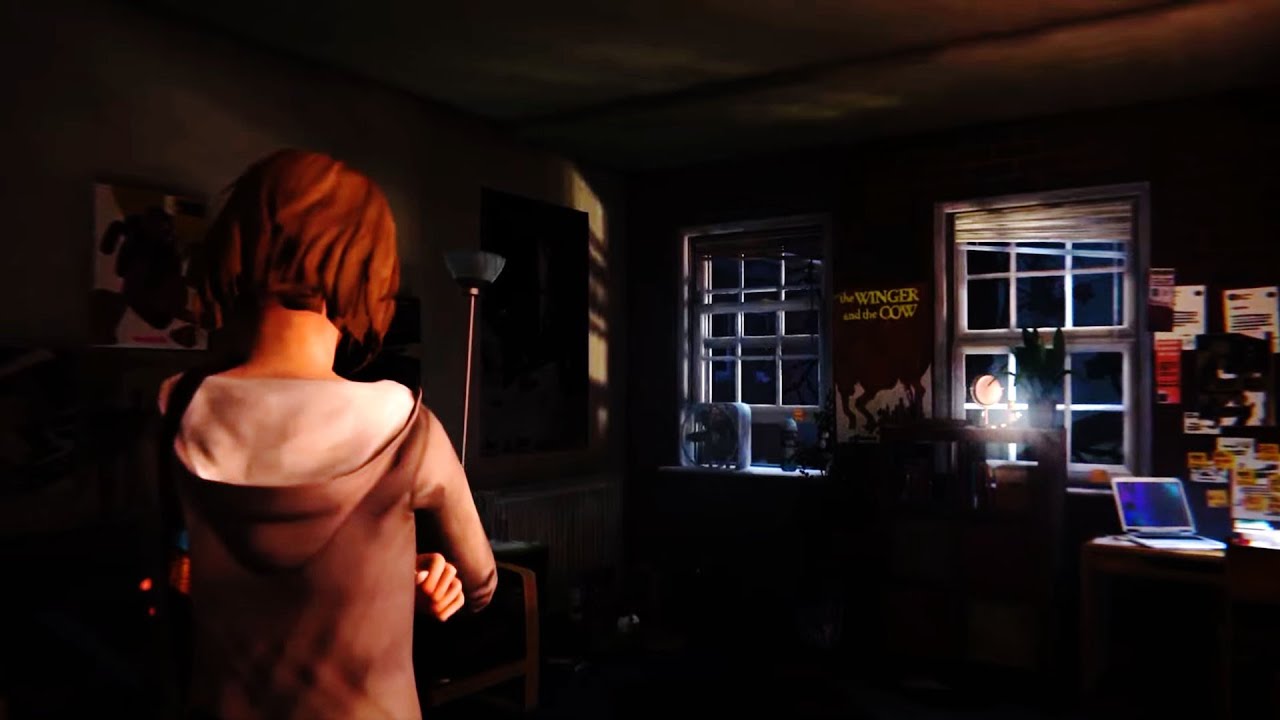 Life Is Strange - Max's Dorm Room Night (crickets, a/c, white noise, owls)