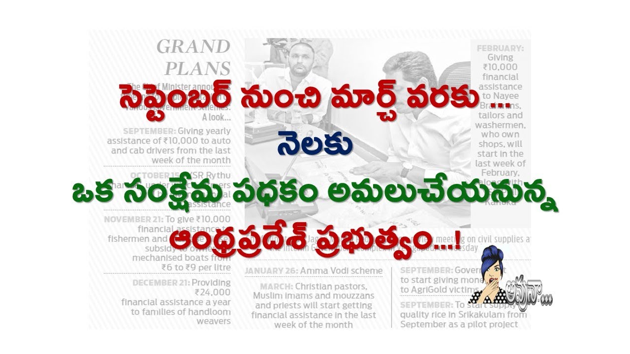 Welfare Schemes From AP Government