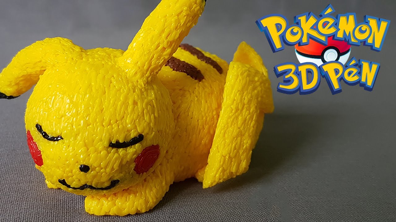 3D Pen | Pokémon - sleeping Pikachu