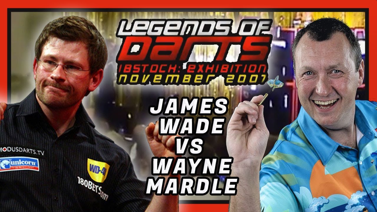 James Wade vs Wayne Mardle. Legends of Darts Ibstock 2007