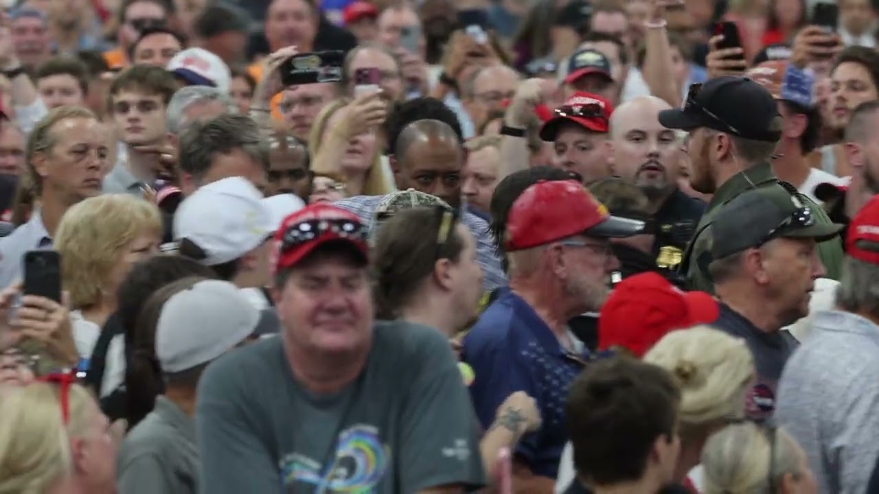 Data center protesters disrupt Trump at Michigan speech