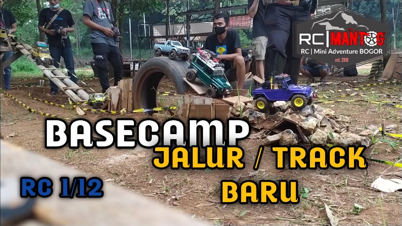 Base Camp TRACK BARU. RC | MANTOG. Fun Crawling NoHands. RC Mini Car 1/12 Scale Adventure. BOGOR