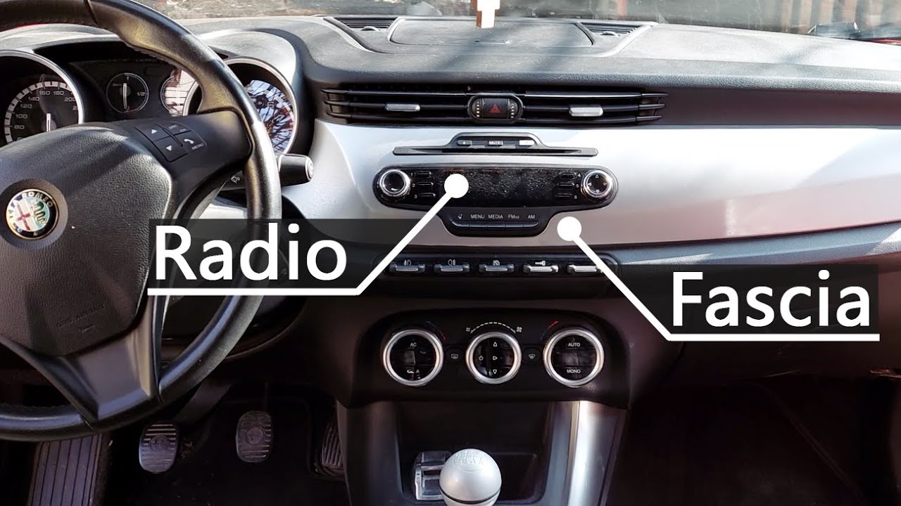 PROPER Way to Remove Fascia, Dash Trim, Radio on Alfa Romeo Giulietta