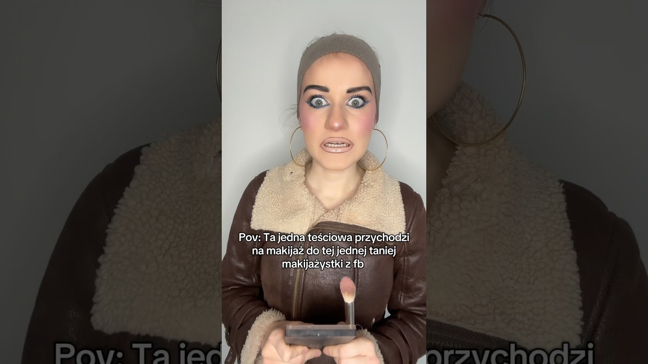 Ta jedna teściowa przychodzi do taniej makijażystki z fb 