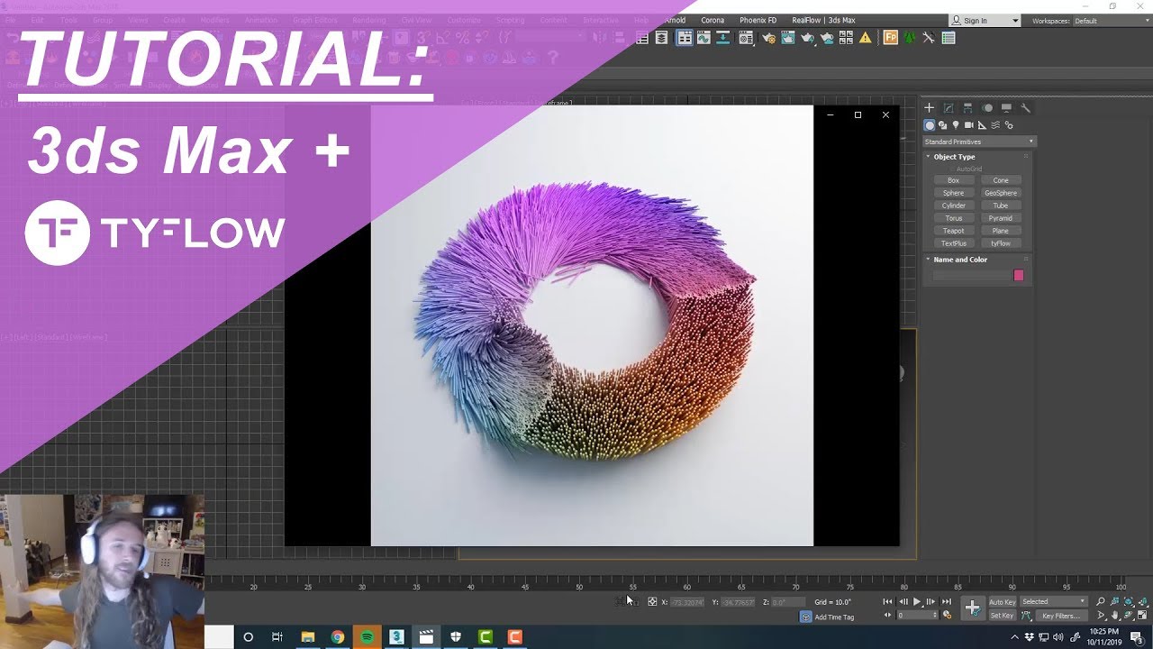 3ds Max and TyFlow TUTORIAL: Physx Sticks