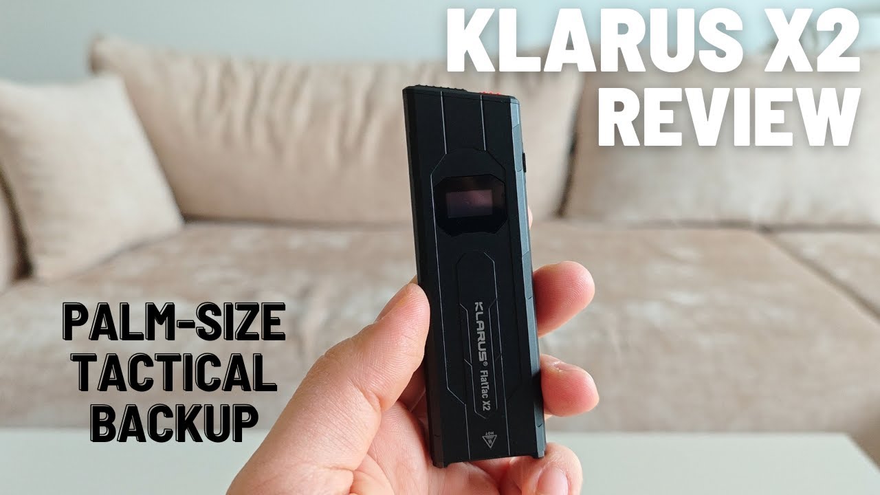 Обзор Klarus X2 | Плоский тактический резервный фонарь с двумя светодиодами SST70 (3000 лм)