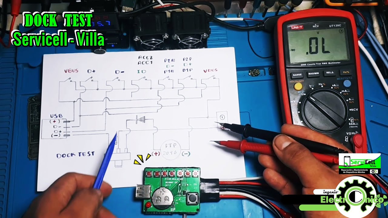 Dock Test v1.2 Servicell - Villa / Diagrama