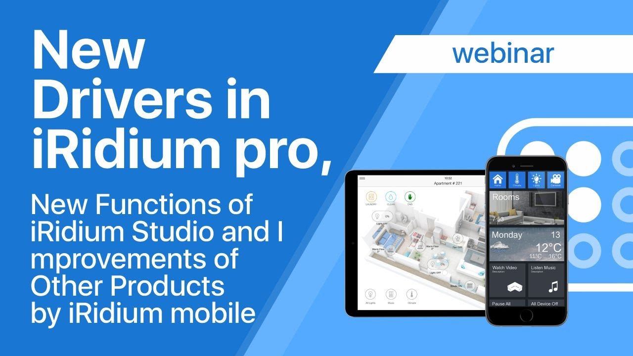 New Drivers in iRidium pro, New Functions of iRidium Studio