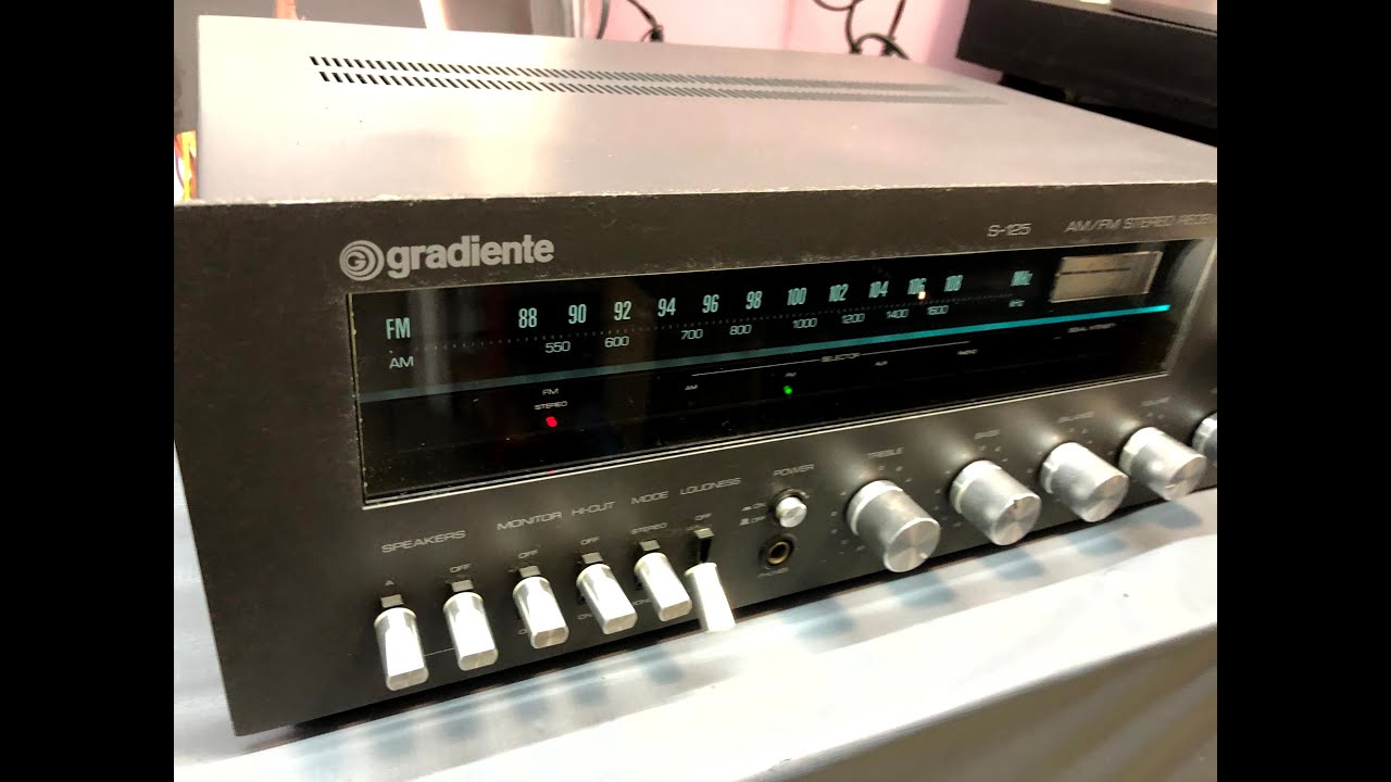 O Rei do Som - Receiver Gradiente S-125
