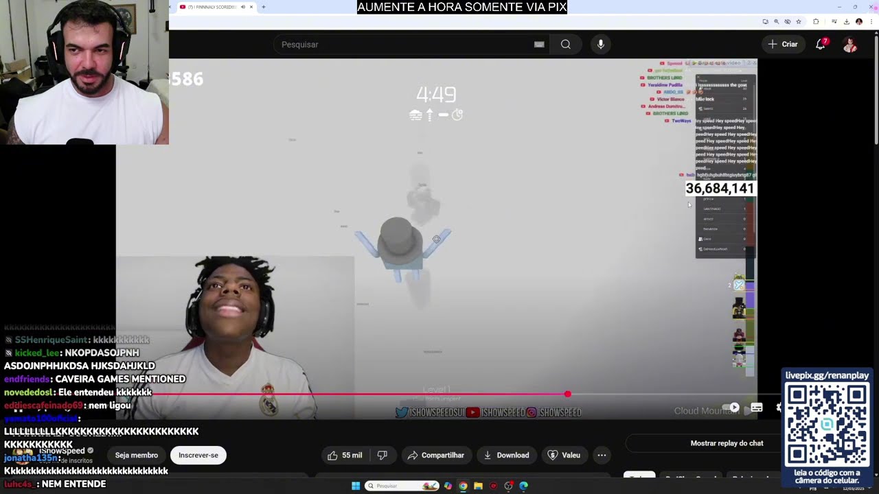 RENANPLAY NA LIVE DO ISHOWSPEED KKKKKKKKKKKKK