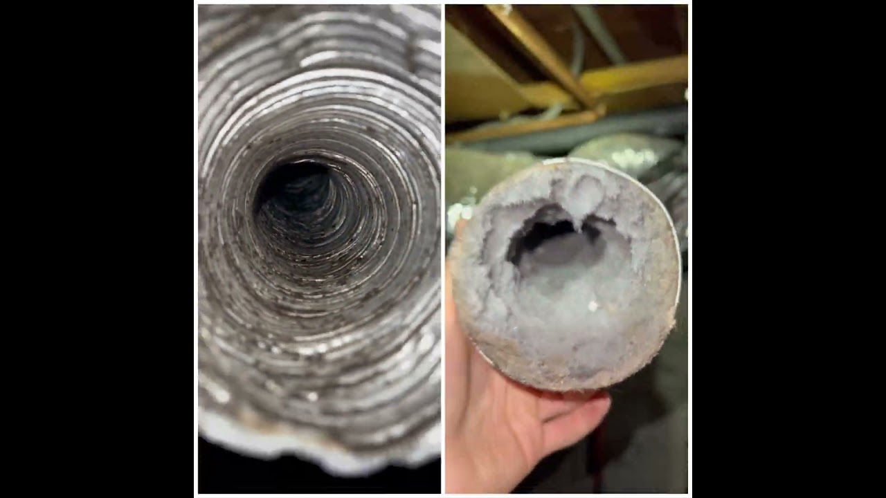 Dryer Vent Cleaning Before And After | this is how WE do it!  DreamTeam  