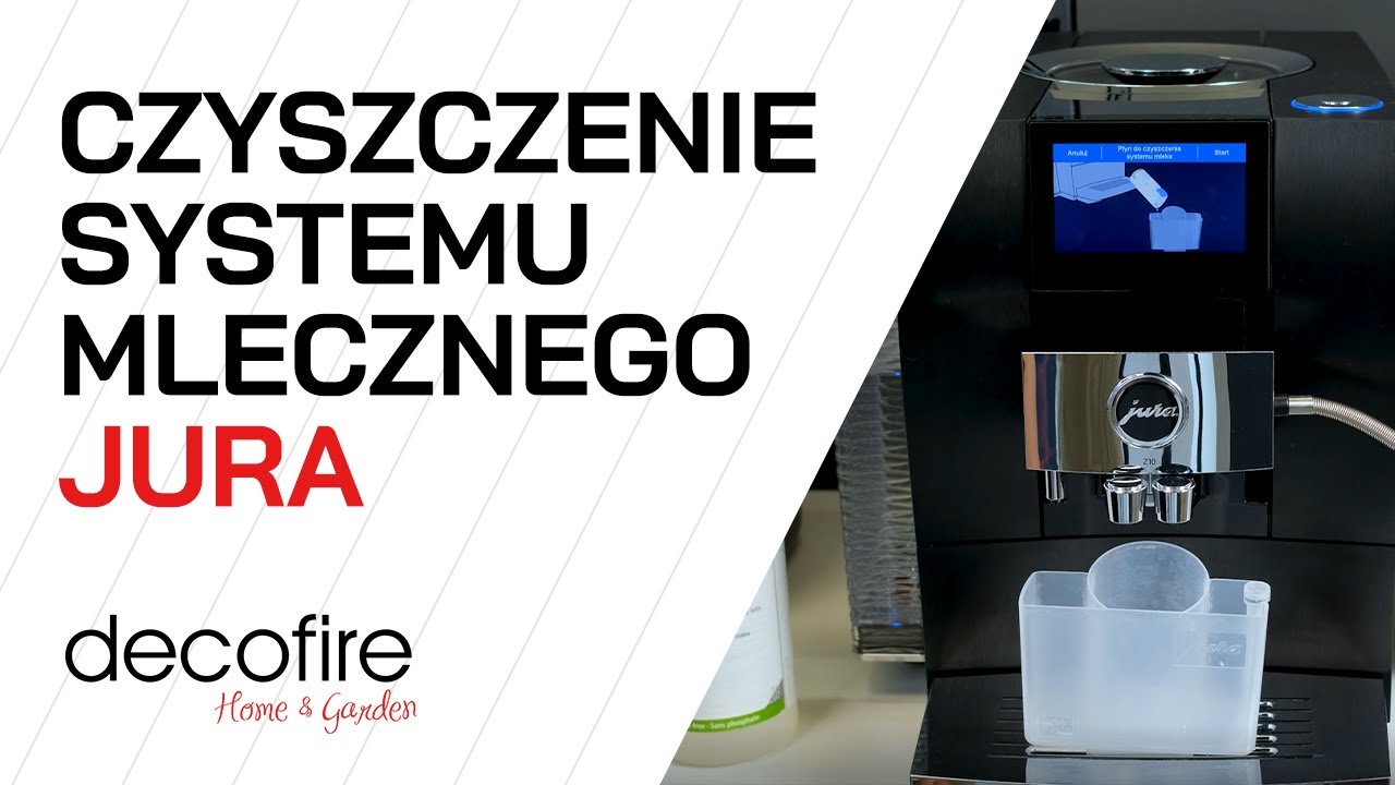 ☕️ Jak wyczyścić system mleczny Jura? | DECOFIRE