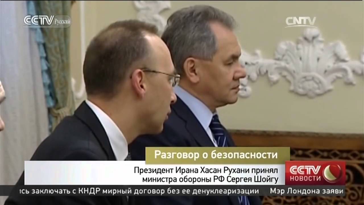 Президент Ирана Хасан Рухани принял министра обороны РФ Сергея Шойгу