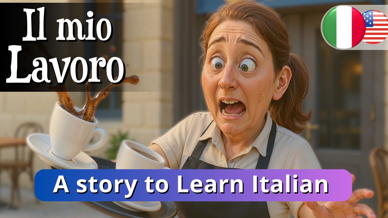 LEARN ITALIAN with a Simple Story: My Job as a Waitress