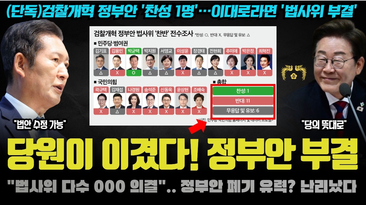 민주당 긴급 발표! 