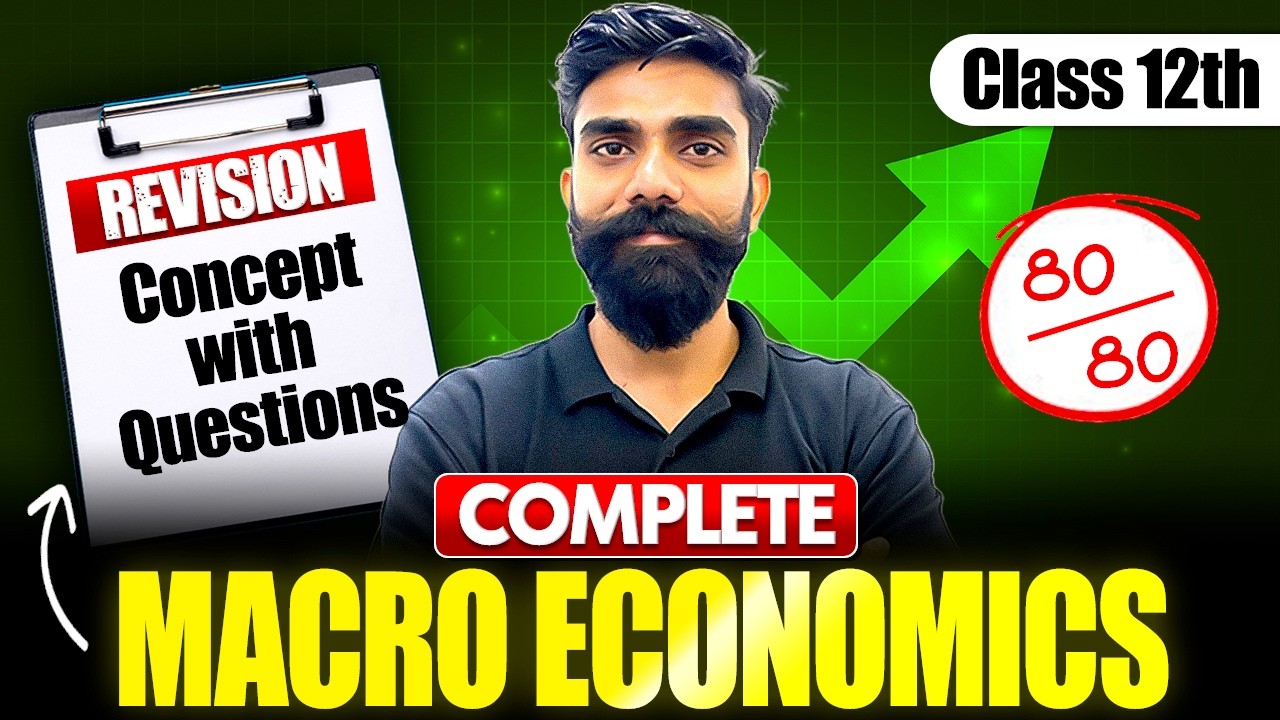 Class 12th Economics | Complete Macroeconomics in One Shot | Ankit Sir