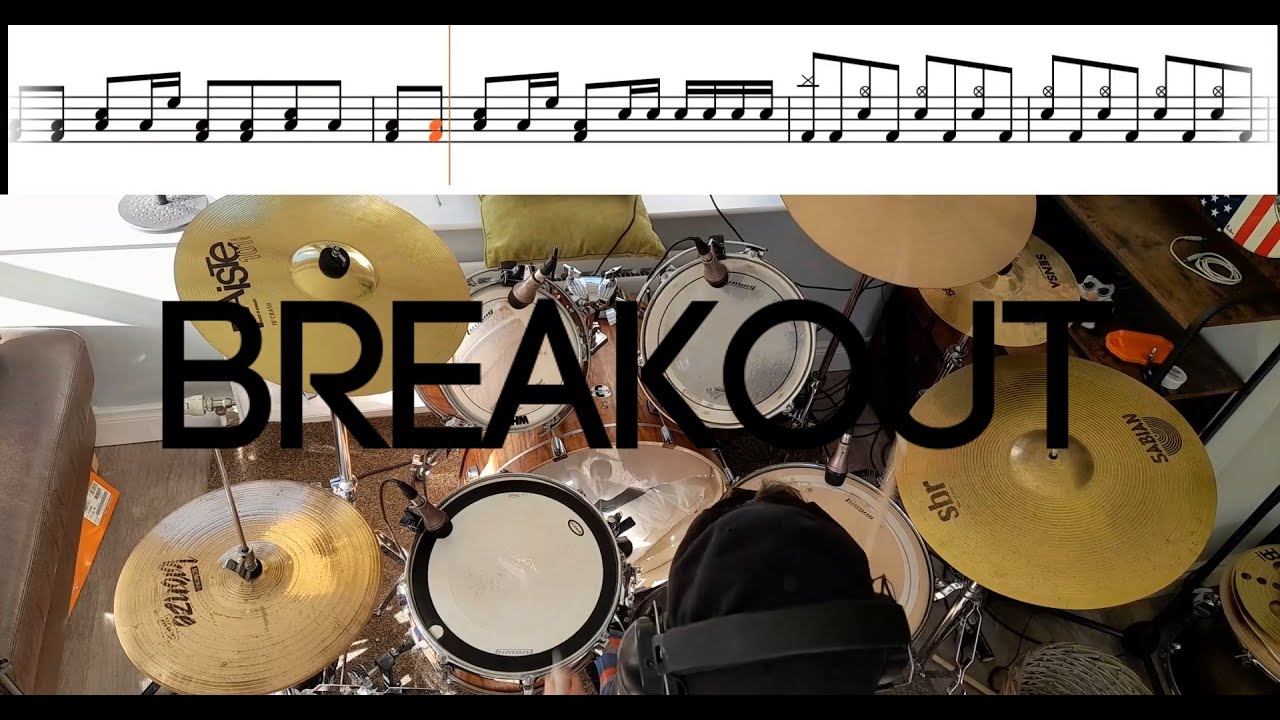 Foo Fighters - Breakout -  Drum Cover With TABS