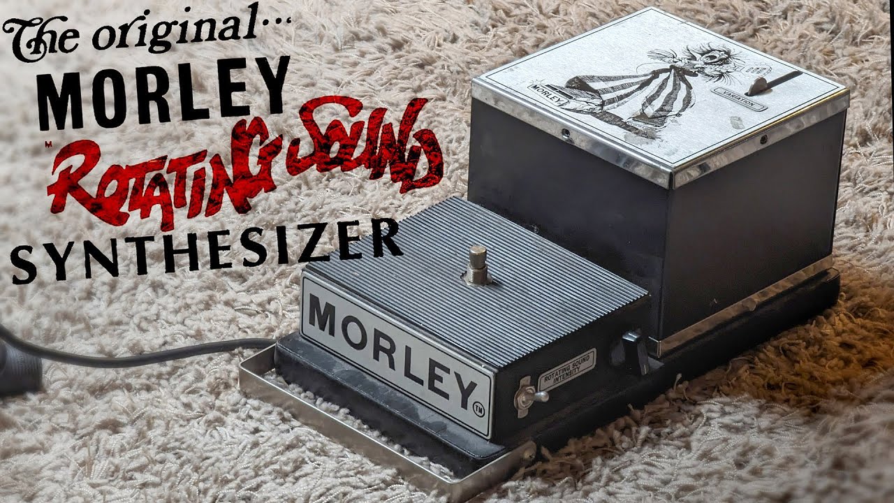 Audio Demo MORLEY Rotating Sound Synthesizer - Vintage Oil Can Delay / Vibrato