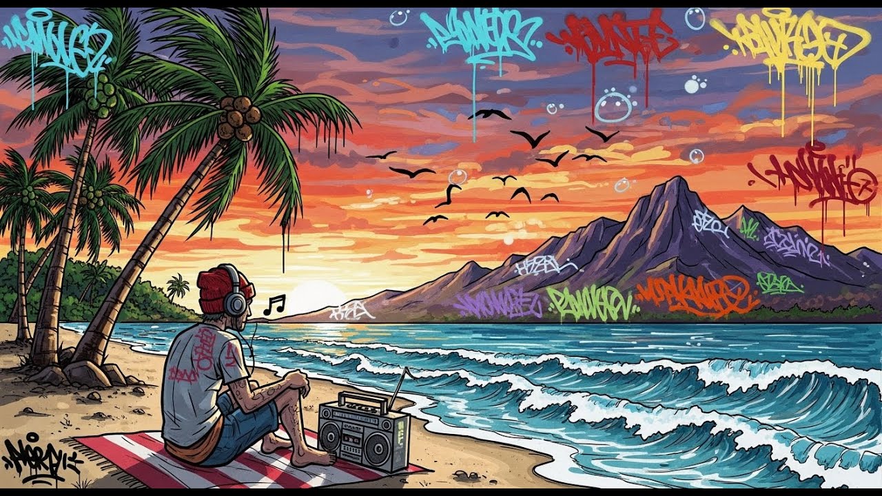 🌊 Blue Ocean Reggae Depth | A Healing Island Melody
