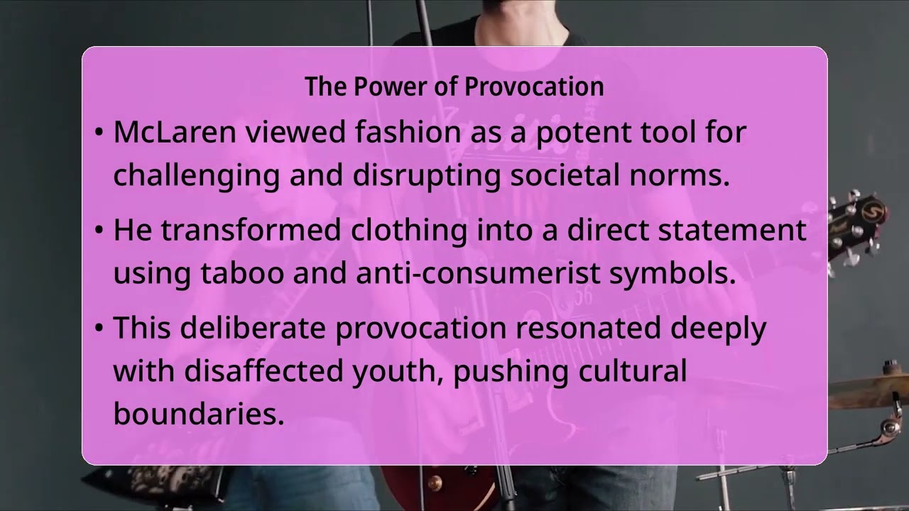 Did Malcolm McLaren Help Create Punk's Iconic Look?
